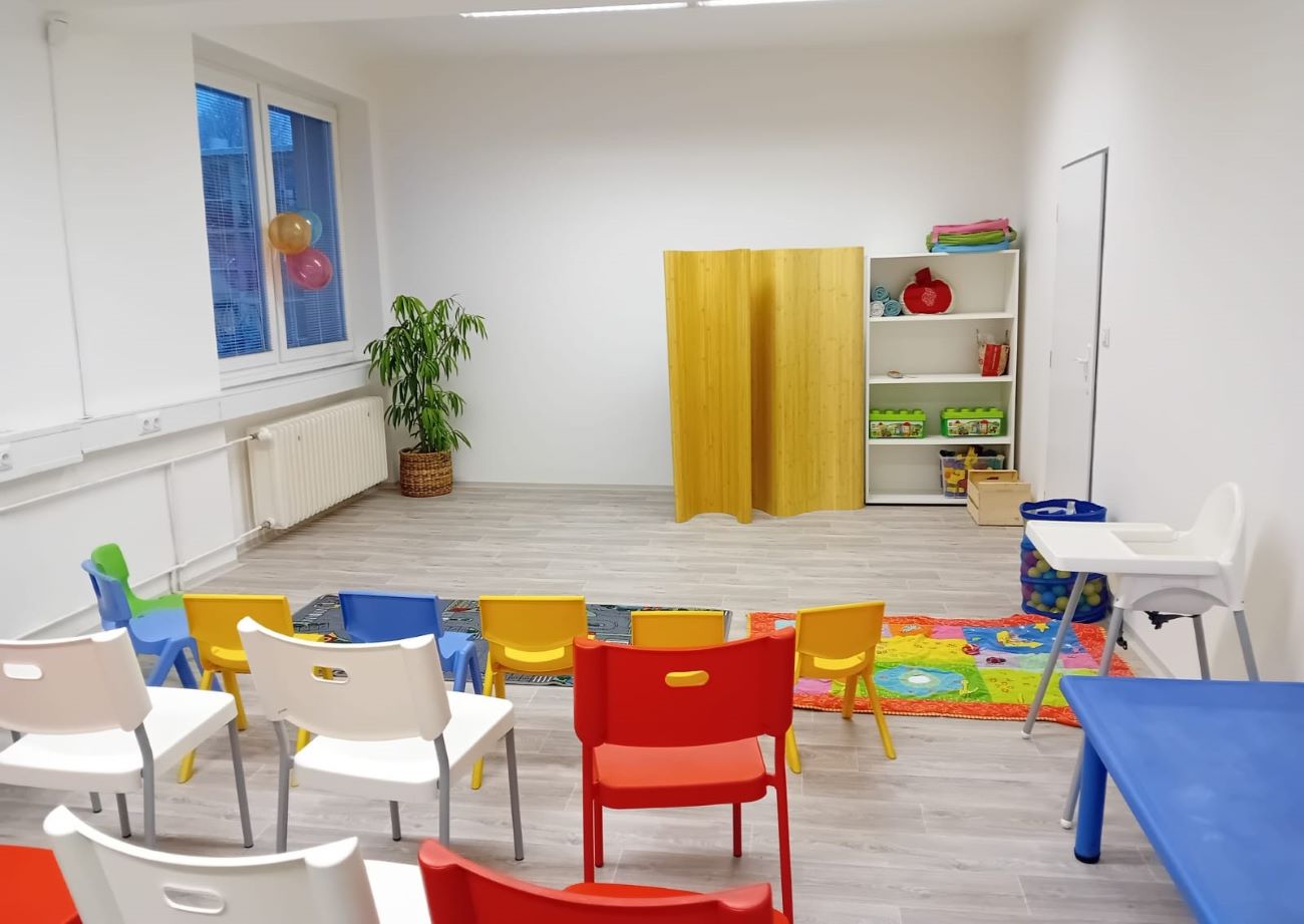 Komunitní centrum Údolní interiér