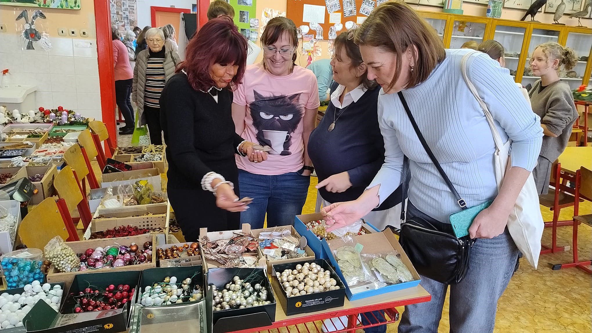 Jarmark ZŠ a MŠ Mendíků, 1. místostarostka Irena Michalcová (ANO).2