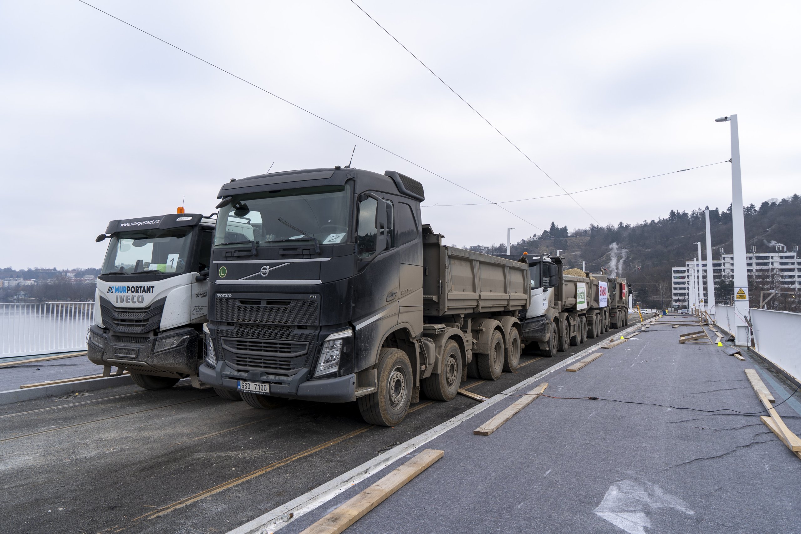 zatěžovací zkouška dvorecký most 14