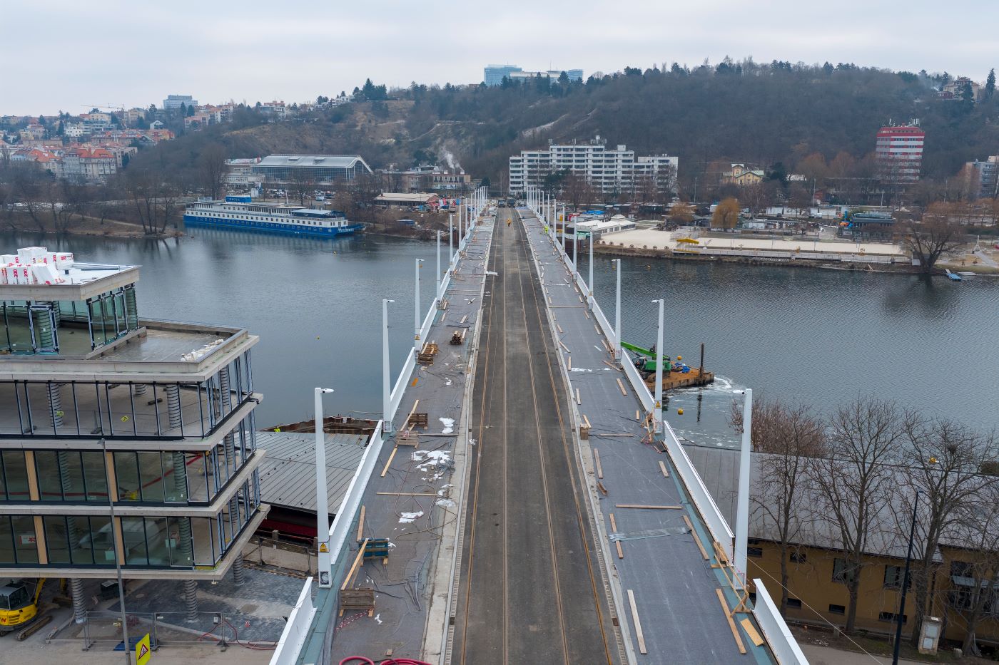 zatěžovací zkouška dvorecký most 16