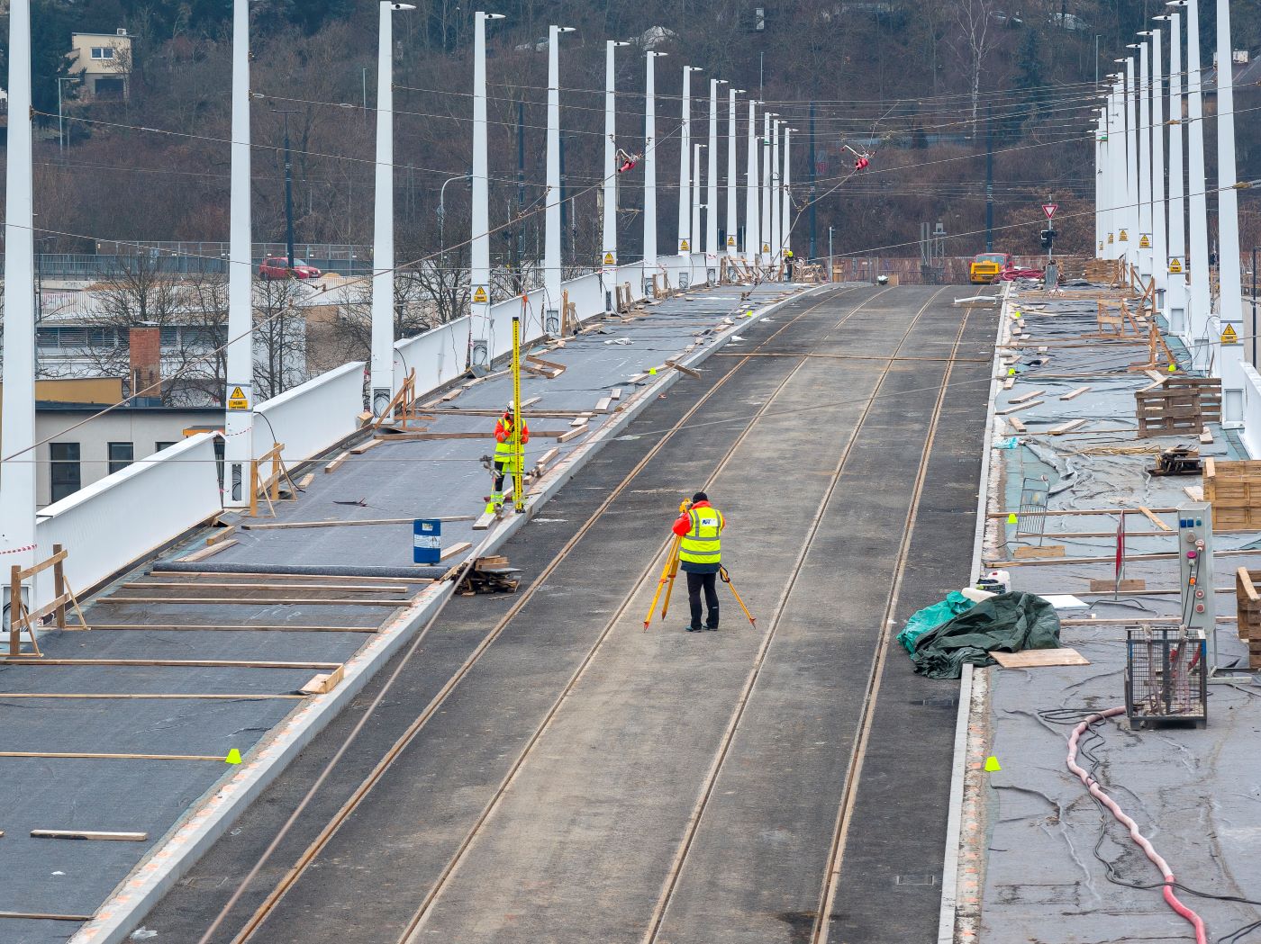 zatěžovací zkouška dvorecký most 17