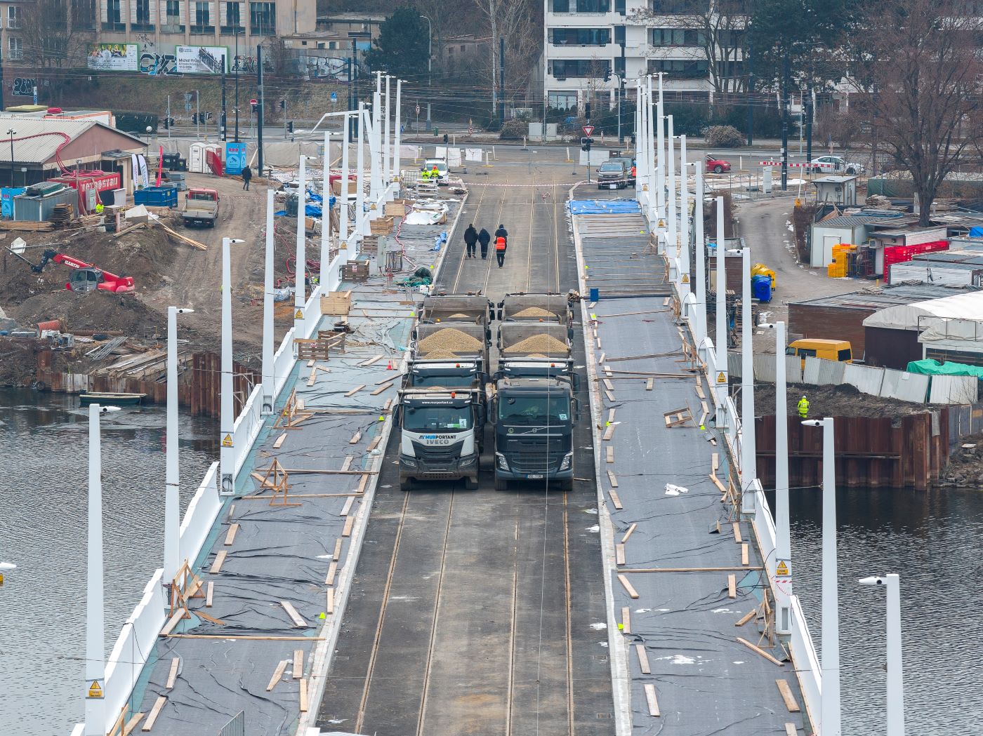 zatěžovací zkouška dvorecký most 19